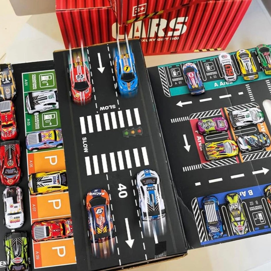 48-Piece Alloy Car Set