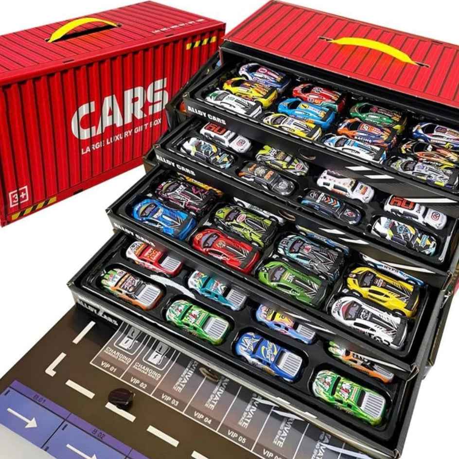48-Piece Alloy Car Set
