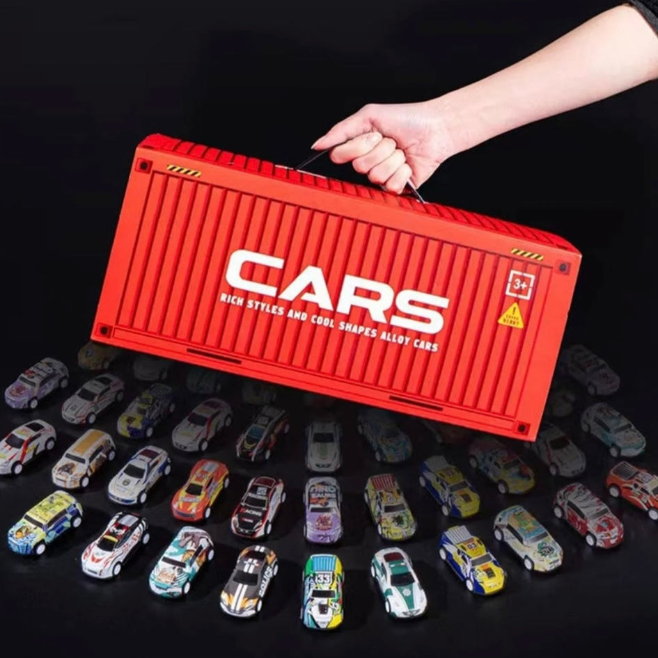 48-Piece Alloy Car Set